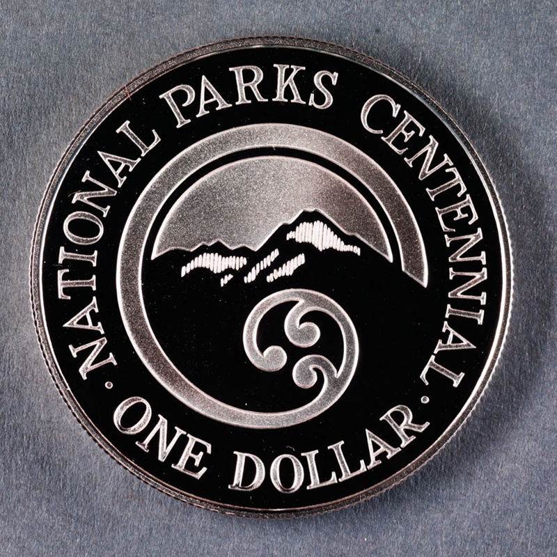 Reserve Bank of New Zealand 1987 One Dollar National Parks on NZ Museums