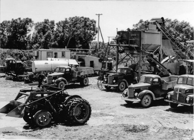 Photograph, Steve Kokay's Mobile Gravel Plant; Unknown Photographer; 1950-1955; OT.2016.13