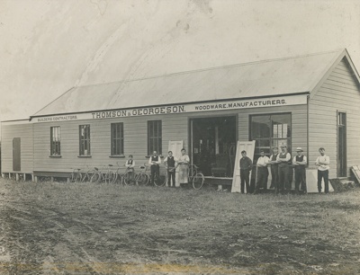 Photograph, First Thomson & Georgeson Building; Unknown Photographer; 1900-1914; OT.2010.67