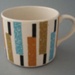 Coffee cup - Bermuda pattern; Crown Lynn Potteries Limited; 1964-1968; 2008.1.1851