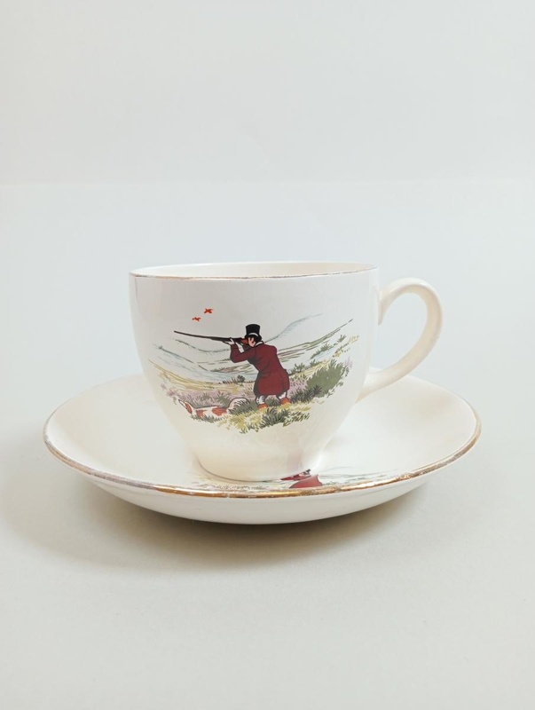 Cup and Saucer - Tudor British; Crown Lynn Potteries Limited; 1960s; 2016.48.47 Cup and Saucer - Tudor British; Crown Lynn Potteries Limited; 1960s; 2016.48.47