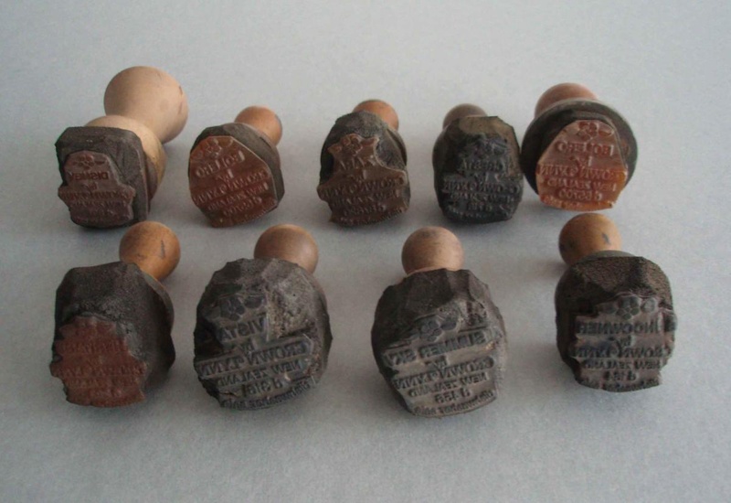 Backstamps x 9; Crown Lynn Potteries Limited; 1980-1989; 2009.1.1200.1-9