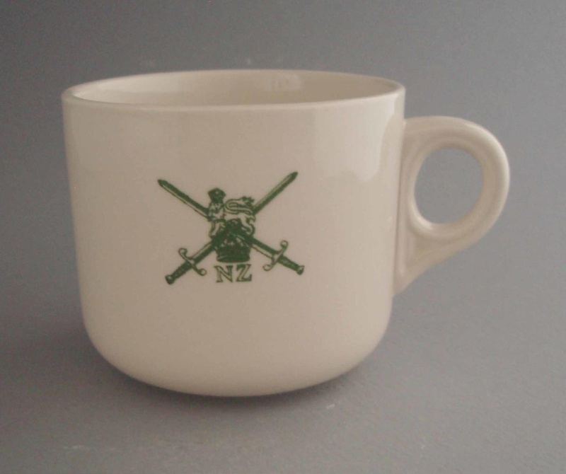 Cup - Army; Crown Lynn Potteries Limited; 1959-1989; 2009.1.882