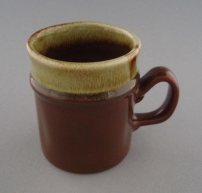 Mug - banded; Titian Potteries (1965) Limited; 1978-1985; 2009.1.585