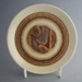Bread and butter plate - Landscape pattern; Crown Lynn Potteries Limited; 1977-1985; 2008.1.1387