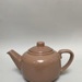 Brown teapot with Crown Lynn for Barbara's backstamp; Crown Lynn Potteries Limited; 1984?; 2016.48.95