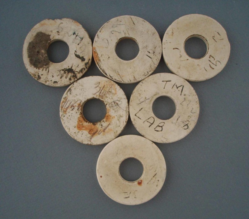 Buller's rings x6; Unknown; 1960-1989; 2009.1.1551.1-6 Buller's rings x6; Unknown; 1960-1989; 2009.1.1551.1-6