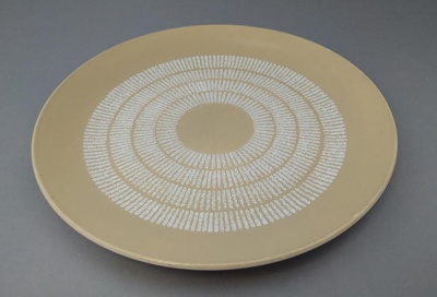 Lunch plate - Egmont pattern; Crown Lynn Potteries Limited; 1966-1975; 2016.48.3