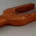 Wooden pattern - flatware machine connecting rod fork; Unknown; 1950-1985; 2008.1.2463