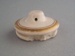 Bathroom plug; Crown Lynn Technical Ceramics Limited; 1964-1989; 2008.1.693
