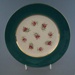 Cake plate - floral; Crown Lynn Potteries Limited; 1960-1969; 2009.1.1112
