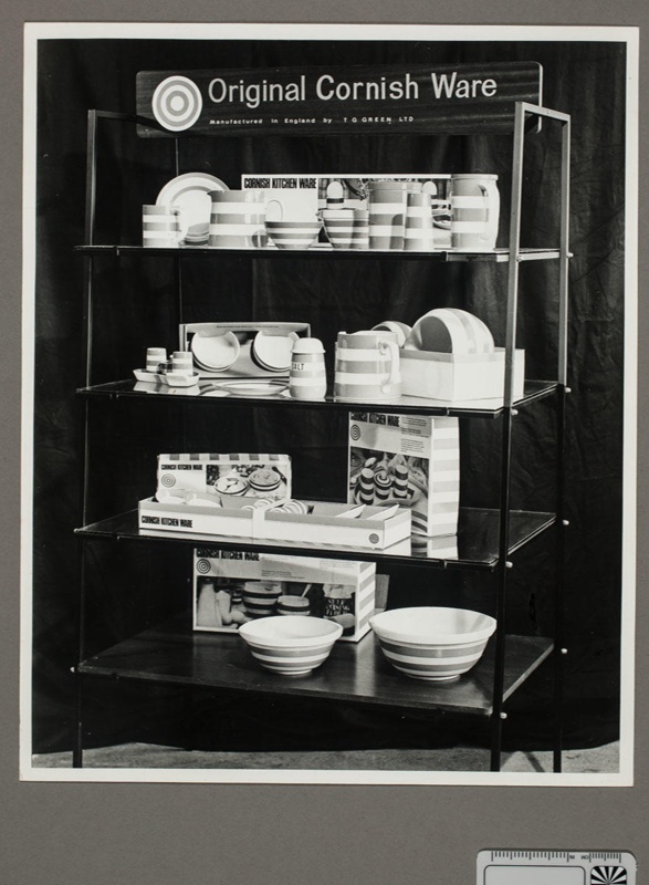 Photograph - Shelf display of 'Original Cornish Ware'; 2008.1.2971 | eHive