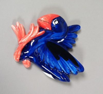 Wall plaque - Pukeko; Studio Ceramics NZ Ltd; 2017.1.9