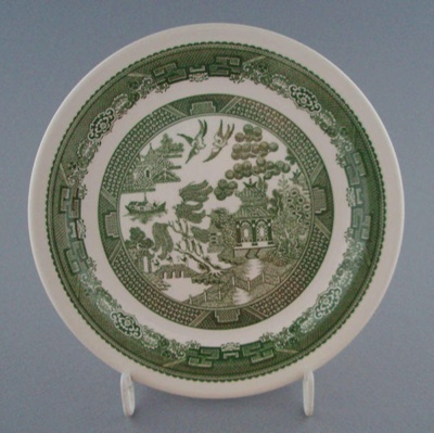 Bread and butter plate - trial; Crown Lynn Potteries Limited; 1983-1989; 2008.1.2203