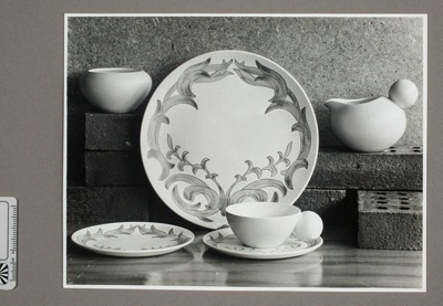 Photograph - Santa Barbara crockery; 1960s; 2008.1.2787