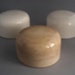 Electrical insulators; Crown Lynn Technical Ceramics Limited; 1950-1989; 2009.1.1665.1-3