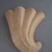 Wall vase; Crown Lynn Potteries Limited; 1946-1965; 2008.1.1448