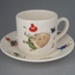 Child's cup - nursery rhyme; Crown Lynn Potteries Limited; 1975-1980; 2008.1.1309