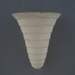Wall vase fragment - bisque; Crown Lynn Potteries Limited; 1950-1975; 2009.1.1224