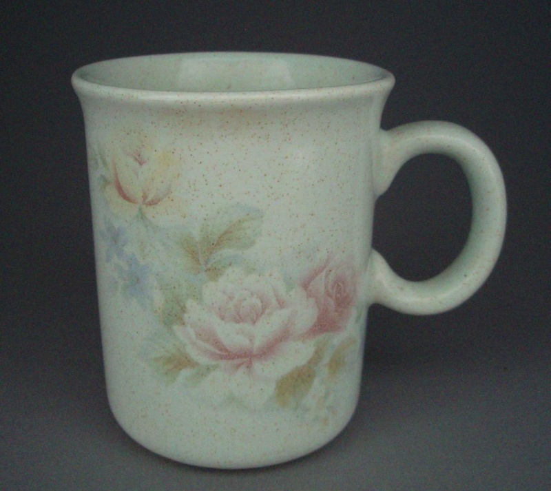 Mug - floral; Titian Potteries (1965) Limited; 1979-1985; 2008.1.2563
