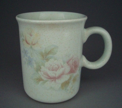 Mug - floral; Titian Potteries (1965) Limited; 1979-1985; 2008.1.2563
