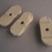 Electrical fixtures; Crown Lynn Technical Ceramics Limited; 1940-1975; 2009.1.1772.1-3