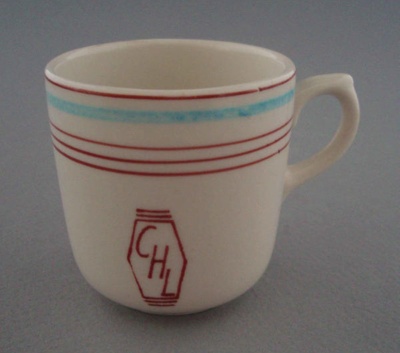 Cup - CHL; Crown Lynn Potteries Limited; 1960-1970; 2008.1.1616