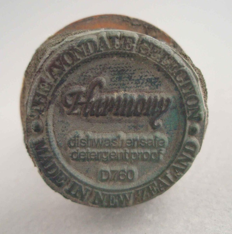 Backstamp - Harmony; Crown Lynn Potteries Limited; 1977-1985; 2008.1.1675