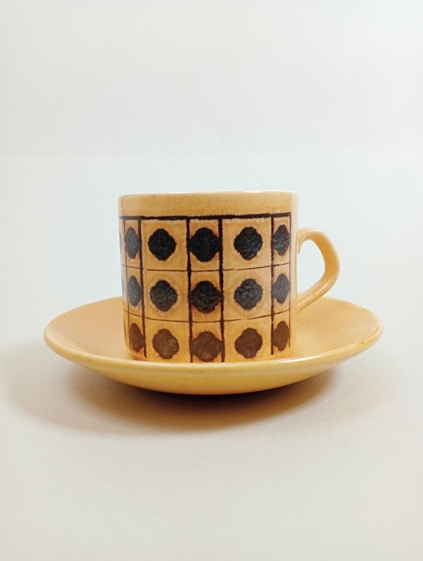 Cup and Saucer - Reactive Glaze; Crown Lynn Potteries Limited; 1974-1989; 2016.48.83