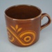 Cup and saucer set with box; Crown Lynn Potteries Limited; 1975-1985; 2008.1.2480.1-12