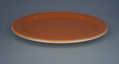 Bread and butter plate - Colour glaze; Crown Lynn Potteries Limited; 1980-1989; 2008.1.2751