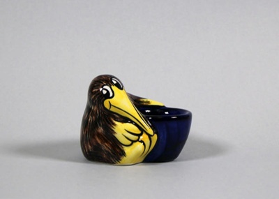 Eggcup - Krafty Kiwis; Studio Ceramics NZ Ltd; 2017.1.260