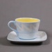 Cup and saucer - Sea Breeze; Studio Ceramics NZ Ltd; 2017.1.169