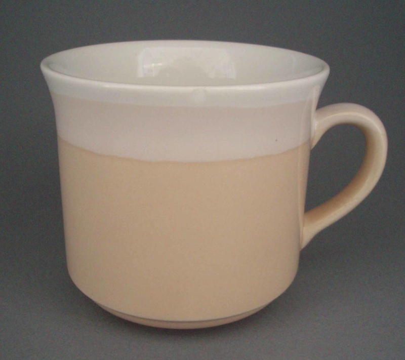 Cup - banded; Crown Lynn Potteries Limited; 1984-1989; 2008.1.1728