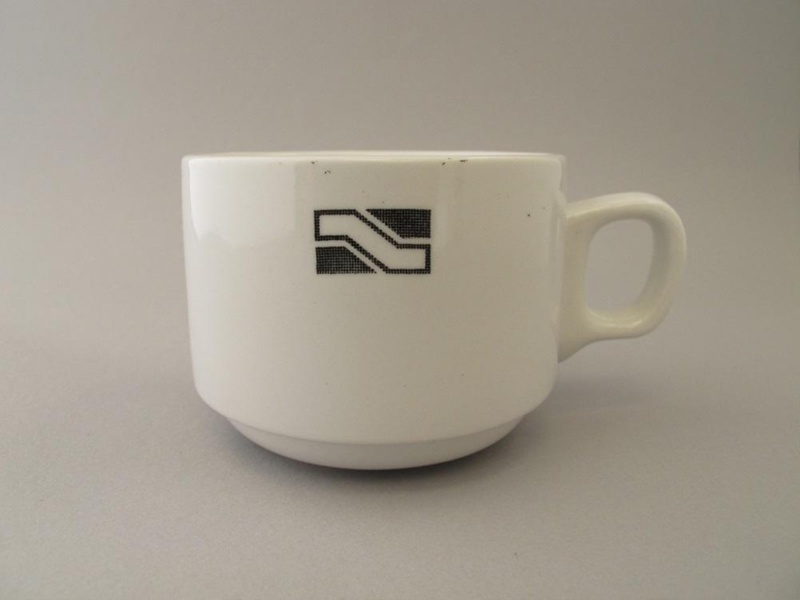 Cup - New Zealand Railways; Crown Lynn Potteries Limited; 1981-1989; 2015.1.8