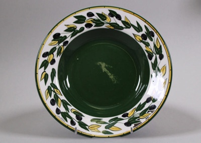 Bowl - Olive; Studio Ceramics NZ Ltd; 2017.1.219