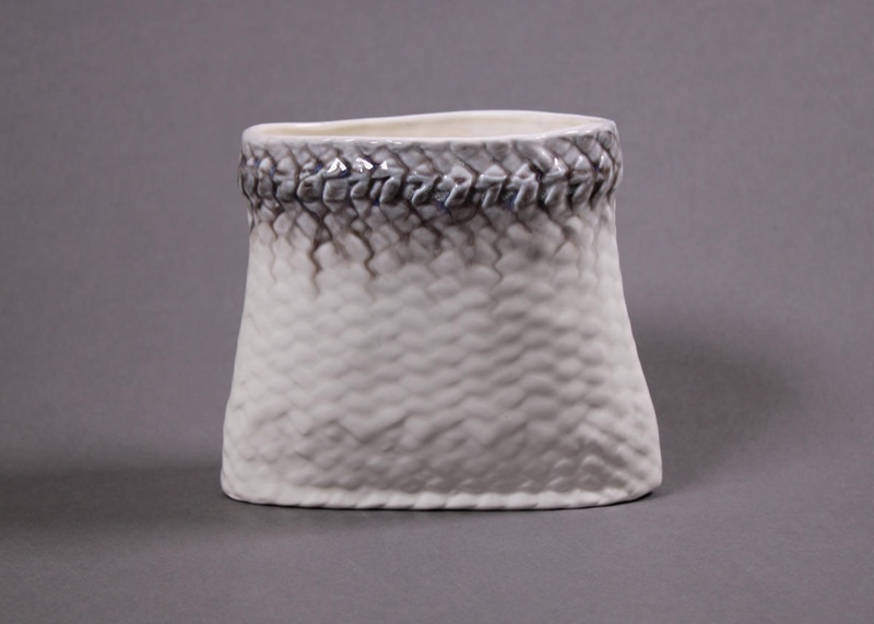 Vase - kete; Studio Ceramics NZ Ltd; 2017.1.214