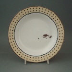 Spaghetti plate - Florence pattern; Crown Lynn Potteries Limited; 1988-1989; 2008.1.109