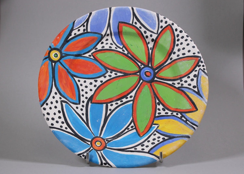 Dinner plate - test; Studio Ceramics NZ Ltd; 2017.1.286