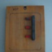 Wooden pattern - filter press guide arms; Crown Lynn Potteries Limited; 1950-1980; 2009.1.1943
