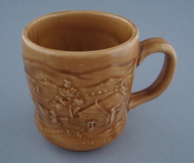 Mug - country scene; Titian Potteries (1965) Limited; 1976-1986; 2008.1.2272