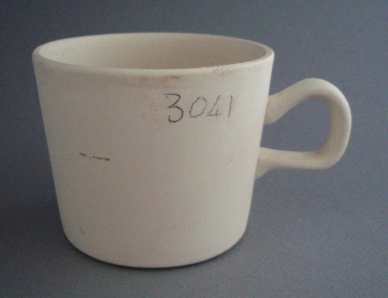 Cup - bisque; Crown Lynn Potteries Limited; 1976-1989; 2008.1.2340