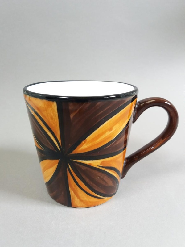 Mug - Tapa cloth; Studio Ceramics NZ Ltd; 2000s Decade; 2017.1.88