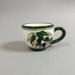 Espresso cup - Olive pattern; Studio Ceramics NZ Ltd; Late 1990s-Early 2000s Decade; 2017.1.87