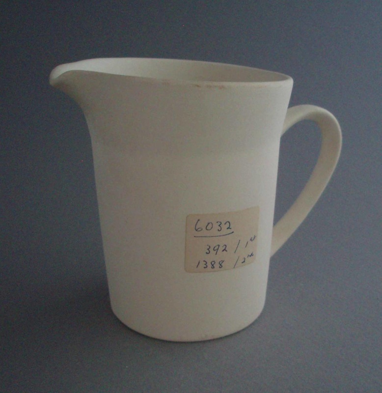 Cream jug - bisque; Crown Lynn Potteries Limited; 1971-1981; 2009.1.98 Cream jug - bisque; Crown Lynn Potteries Limited; 1971-1981; 2009.1.98