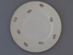 Side plate - floral teaset; Crown Lynn Potteries Limited; 1948-1955; 2014.8.14