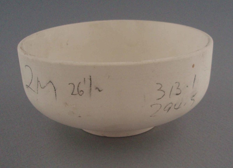 Bowl - bisque; Crown Lynn Potteries Limited; 1978-1988; 2008.1.1964