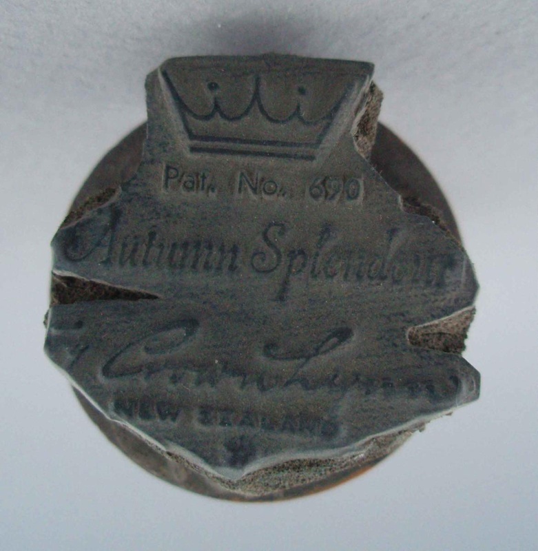 Backstamp - Autumn Splendour; Crown Lynn Potteries Limited; 1959-1975; 2008.1.2113