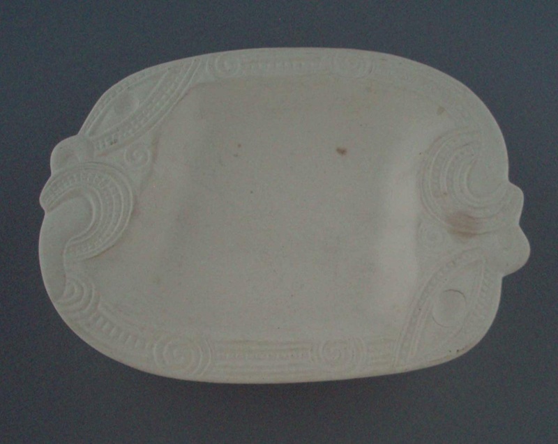 Ashtray - bisque; Crown Lynn Potteries Limited; 1980-1989; 2008.1.2673