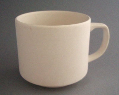 Cup - bisque; Crown Lynn Potteries Limited; 1985-1989; 2008.1.2335